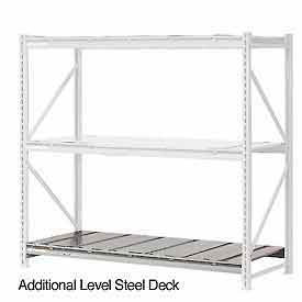 Global Industrial 504344A Global Industrial™ Additional Shelf, Extra Heavy Duty Rack, Steel Deck, 60"W x 24"D, Gray image.