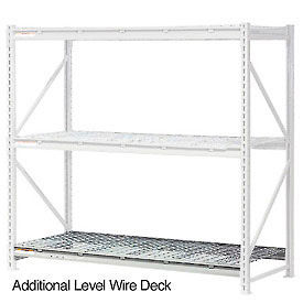 Global Industrial 504349A Global Industrial™ Additional Shelf, Extra Heavy Duty Rack, Steel Deck, 72"W x 48"D, Gray image.