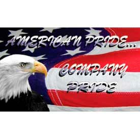 National Marker Company BT534 Banner, American Pride Company Pride, 3ft x 5ft image.