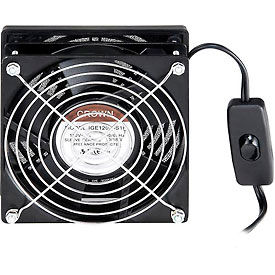 Global Industrial 249189 AC Fan Kit For Global Industrial™ Computer Security Cabinet & Audio-Visual Cart image.
