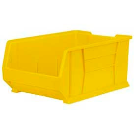 Akro-Mils 30288YELLO Akro-Mils® Super-Size AkroBin® Plastic Stacking Bin, 16-1/2"W x 23-7/8"D x 11"H, Yellow image.