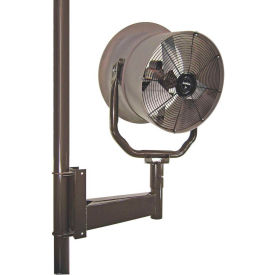 poly horizontal housing mount fan triangle cfm hp engineering globalindustrial