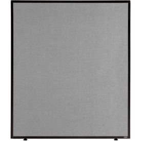 Global Industrial 240224GY Interion® Office Partition Panel, 36-1/4"W x 42"H, Gray image.