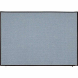 Global Industrial 240226BL Interion® Office Partition Panel, 60-1/4"W x 42"H, Blue image.