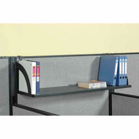 Global Industrial 240260 Interion® Hanging Shelf For 48"W Panel - Black image.