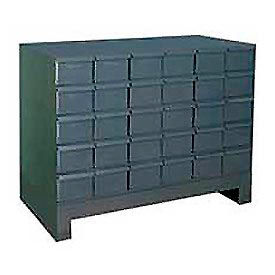 Durham Mfg Co. 024-95 Durham Steel Drawer Cabinet 024-95 - With 30 Drawers 34"W x 11-3/4"D x  26-7/8"H image.