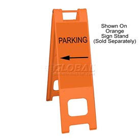 Plasticade Products K1098-OBEG Engineer Grade Legend-Parking With Left Arrow For Narrowcade And Minicade image.
