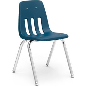Virco Inc 90879C51 Virco® 9018 Classic Series™ Classroom Chair - Navy Vented Back image.