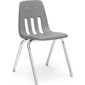 Virco Inc 4017196 Virco® 9018 Classic Series™ Classroom Chair - Gray Vented Back image.