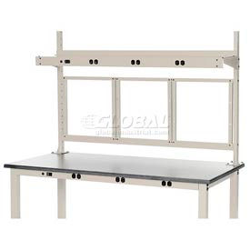 Global Industrial 249291ATN Global Industrial™ Panel Mounting Kit for 48"W Bench - Tan image.