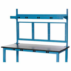 Global Industrial 249293ABL Global Industrial™ Panel Mounting Kit for 72"W Bench - Blue image.