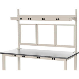 Global Industrial 249293ATN Global Industrial™ Panel Mounting Kit for 72"W Bench - Tan image.