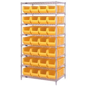 Quantum WR8-950 Chrome wire Shelving With 28 24