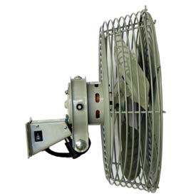 Tpi Industrial N-12 TPI 12" Low Velocity Workstation Fan, 800 CFM, 1/12 HP image.