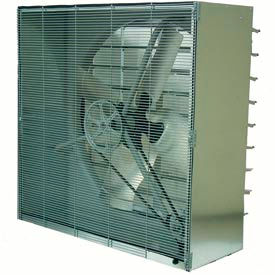 Tpi Industrial CBT24B3 TPI 24 Cabinet Exhaust Fan With Shutters CBT-24B-3 1/3 HP 3270 CFM 3 PH image.