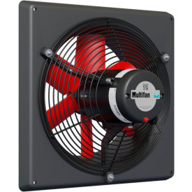 Multifan Panel Agricultural Fan 10" Diameter Single Phase 120v With Grill 