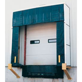 Vestil Manufacturing D-750-18 Rigid Dock Door Shelter D-750-18 10W x 10H with 18" Projection image.