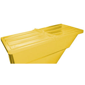 Bayhead Products 2.2 LID YELLOW Hinged Lid for 11/5 Cu. Yd., Plastic Self-Dumping Hopper, Yellow image.