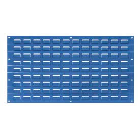 Global Industrial 550148BL Global Industrial™ 550148BL Louvered Wall Panel w/o Bins, 18"W x 19"H, Blue image.