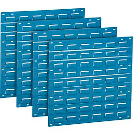 Global Industrial 239998BL Global Industrial™ 239998BL Louvered Wall Panel w/o Bins, 18"W x 19"H, Blue image.
