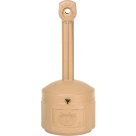 JUSTRITE SAFETY GROUP 26800B  Justrite® Smokers Ceasefire® Outdoor Ashtray, 4 Gallon, Beige image.