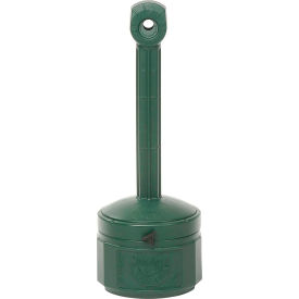 JUSTRITE SAFETY GROUP 26806G Justrite® Smokers Cease Fire® Outdoor Ashtray, 1 Gallon, Green image.
