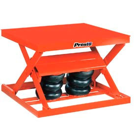 PrestoLifts™ Air Bag Pneumatic Scissor Lift Table AX10-4848 1000 Lb. Cap. 