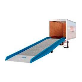Steel Yard Ramp Forklift Dock Ramp 36'L 84"W 30,000 Lb with Ramp Clamps view 2