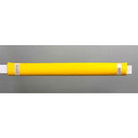 Innoplast, Inc GG-50-YW 50"W Soft Nylon Gate Arm Cover - Yellow Cover/White Tapes image.