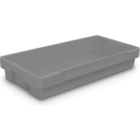 United Visual Products UVWT100 Plastic Utility Tray Gray 26" L X 12-1/2" W X 4-1/2 H image.