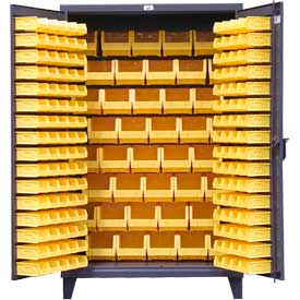 Strong Hold Products 36-BB-240 Strong Hold® Heavy Duty Bin Cabinet 36-BB-240 - With 126 Bins 36x24x78 image.