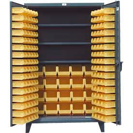 Strong Hold Products 36-BBS-243 Strong Hold® Heavy Duty Bin Cabinet 36-BBS-243 - With 110 Bins 36x24x78 image.