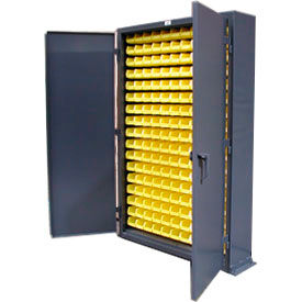 Strong Hold Products 46-BSC-100 Strong Hold® Heavy Duty Slim Line Bin Cabinet 46-BSC-100 - With 187 Bins 48x10x72 image.
