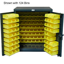 Strong Hold Products 33-BB-200 Strong Hold® Heavy Duty Counter Top Bin Cabinet 33-BB-200 - With 96 Bins 36x20x36 image.
