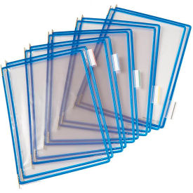 Tarifold Inc P010 Tarifold® Pivoting Pocket Packs, 10 Pockets/Pack, Blue image.