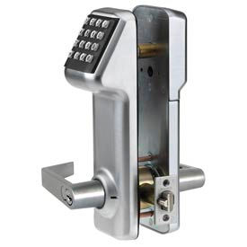 Marks Usa Llc IQ1L/26D-G1 Access Cylindrical Lock Interchangeable Core 160 Codes, Satin Chrome image.
