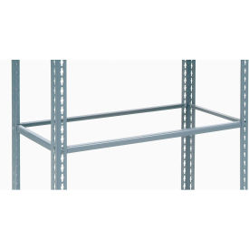 Global Industrial B2297589 Global Industrial™ Additional Shelf, Single Rivet, No Deck, 36"W x 12"D, Gray, USA image.
