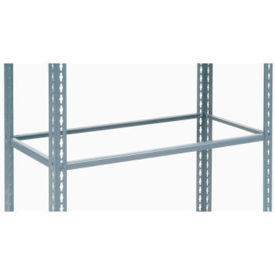 Global Industrial B2296693 Global Industrial™ Additional Shelf, Single Rivet, No Deck, 48"W x 24"D, Gray, USA image.