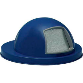 Witt Company 5555-DB Witt Industries Dome Lid For Mesh Trash Can, Blue image.