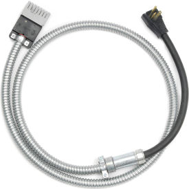 Global Industrial 249066 Interion® Plug In Cable 72" - 20 Amp Circuit 1 (includes 15 Amp Adapter Plug) image.