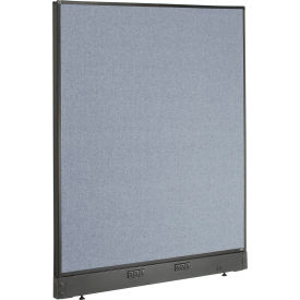 Global Industrial 240225EBL Interion® Electric Office Partition Panel, 48-1/4"W x 46"H, Blue image.