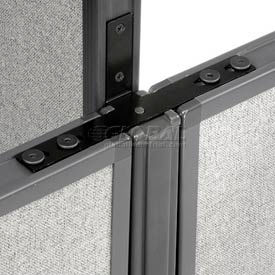 Global Industrial 240254N Interion® 240254N Low High Three Way Kit For Two 64" High Panel image.