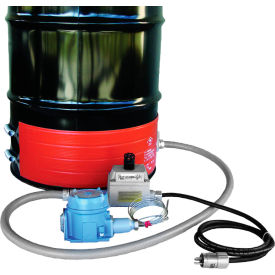 Briskheat Corporation DHCX131000T4A BriskHeat® Hazardous Area Drum Heater For 30 Gallon Steel Drum, 50-248°F, 120V image.