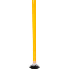 Vestil Manufacturing VGLT-16-4F-Y Surface Mount Flexible Stake 48" H Yellow image.