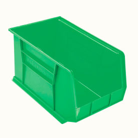 Akro-Mils 30260GREEN Akro-Mils® AkroBin® Plastic Stack & Hang Bin, 11"W x 18"D x 10"H, Green image.