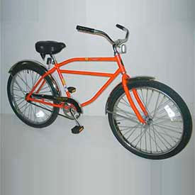 Worksman Trading Corp INB-Orange Industrial Bicycle 275 lb Capacity 17-1/2" Frame Men Orange image.
