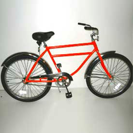 Worksman Trading Corp M2600-Orange Heavy Duty Industrial Bicycle 275 lb Capacity 20" Frame Men Orange image.