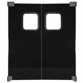 Chase Industries, Inc. 7284NWD-BK Chase Doors Light to Medium Duty Service Door Double Panel Black 6 x 7 7284NWD-BK image.
