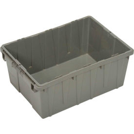 Lewis Bins RNO2115-9 LEWISBins Nest Only Container RNO2115-9 - 21-13/16  x  15-3/16  x  9-3/16 Gray Closed Handle image.