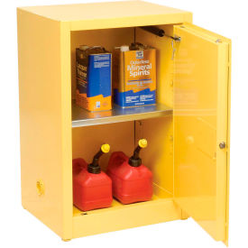Justrite Safety Group 1924X Eagle Compact Flammable Cabinet - Self Close Door 12 Gallon  image.